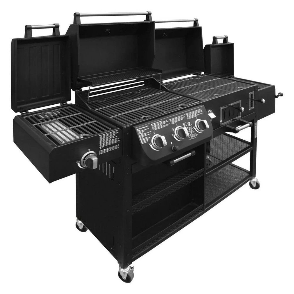 El Fuego Gasgrill Arizona, 203x60x127 cm, 4 Brenner, Infrarot-Seitenbrenner