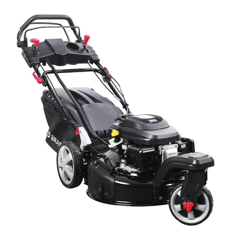 BRAST Benzinrasenmäher Trike 5,2kW, 53 cm Schnittbreite, Elektrostart, Stahlgehäuse
