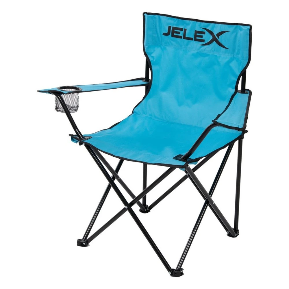 JELEX Campingstuhl Expedition, Polyester, Stahl, Getränkehalter, türkis