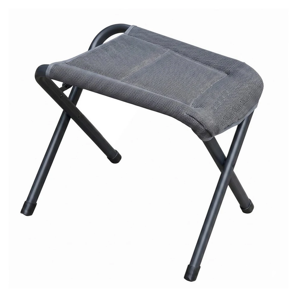 osoltus Alu Campinghocker, 3D Soft Touch, Open Grey, faltbar