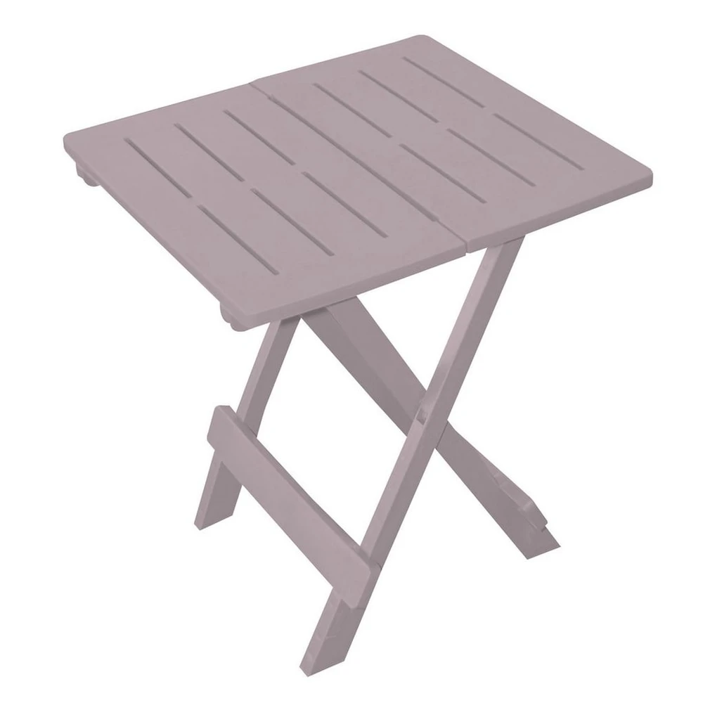 Annastore Klapptisch, Kunststoff, Wetterfest, 45x43x50cm, Taupe