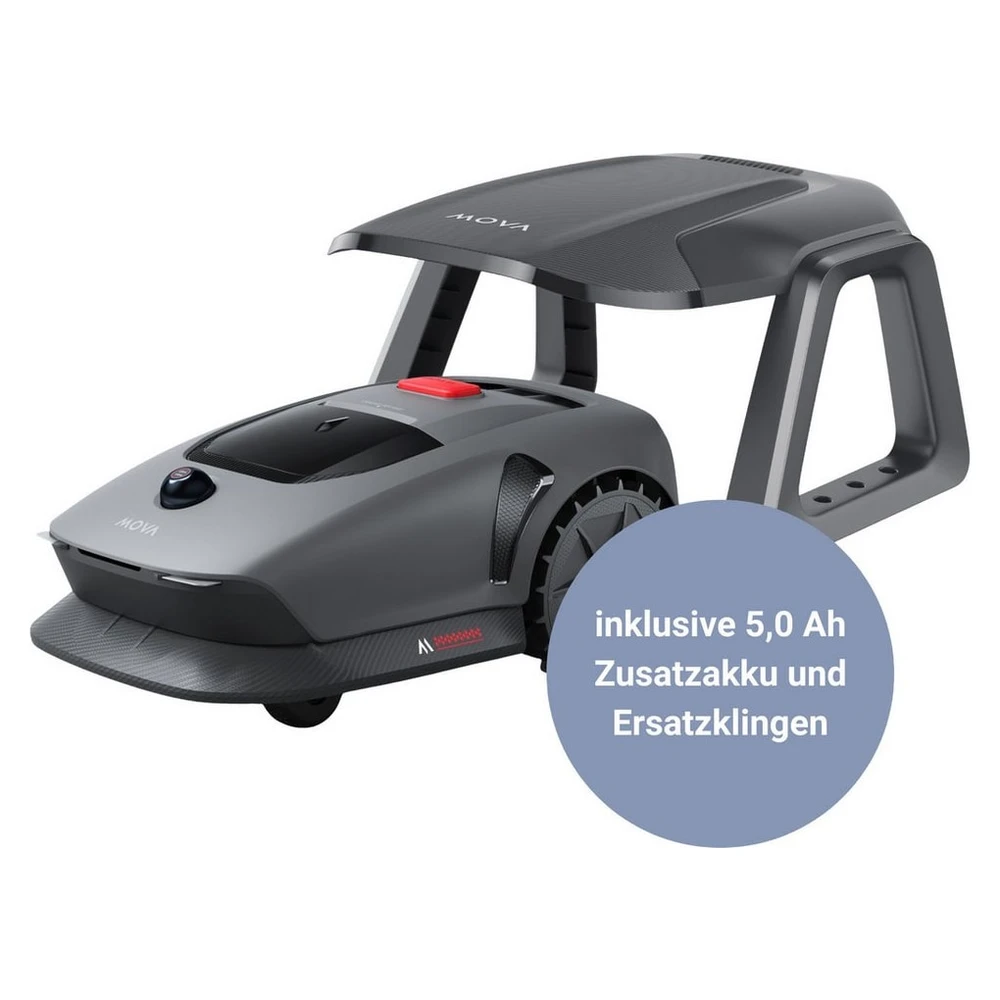 Mova Rasenmähroboter MOVA 600 Kit, 600 m², inkl. 5Ah Akku & Ersatzklingen