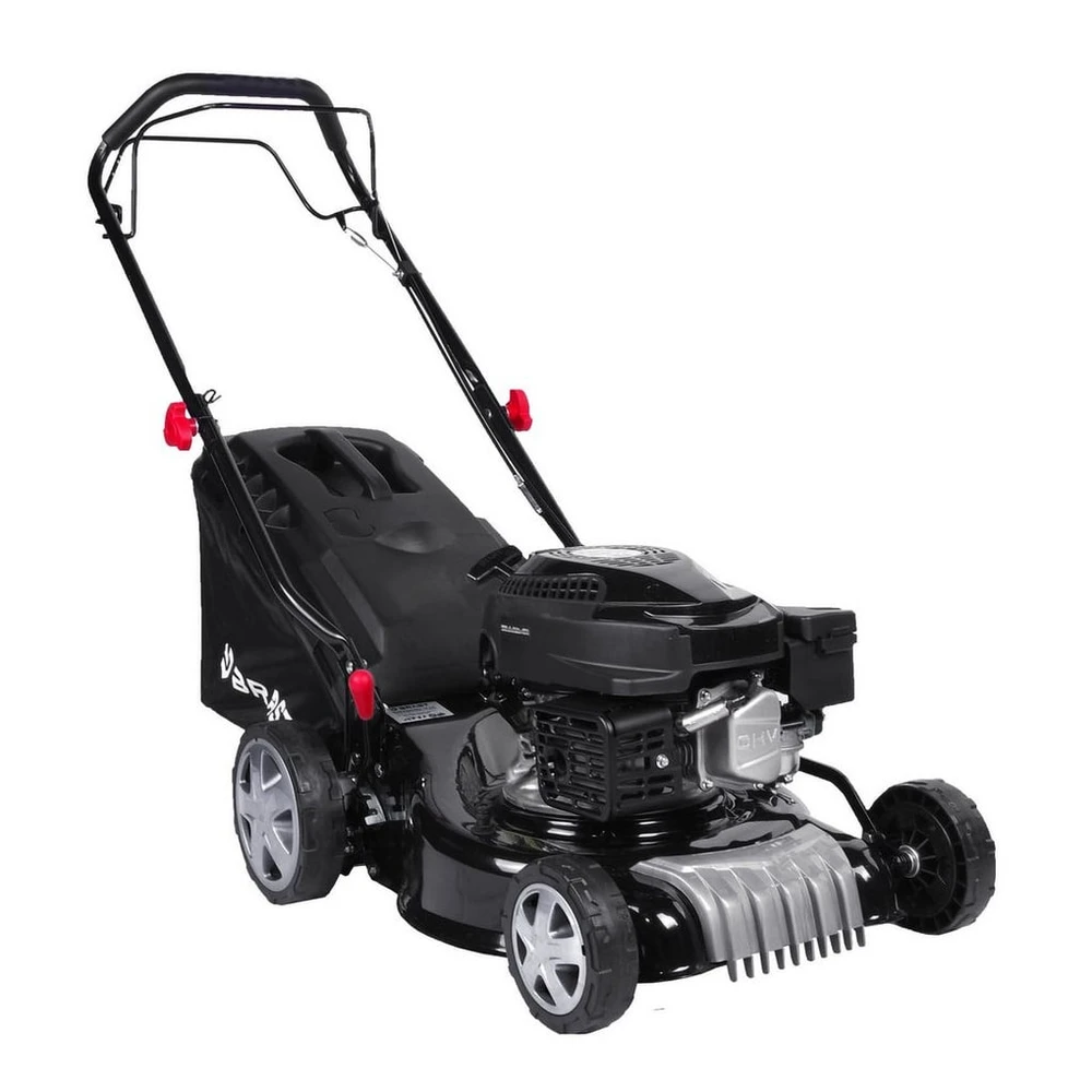 BRAST Benzinrasenmäher, 3,0kW, 41cm Schnittbreite, 40L Fangkorb, TÜV geprüft