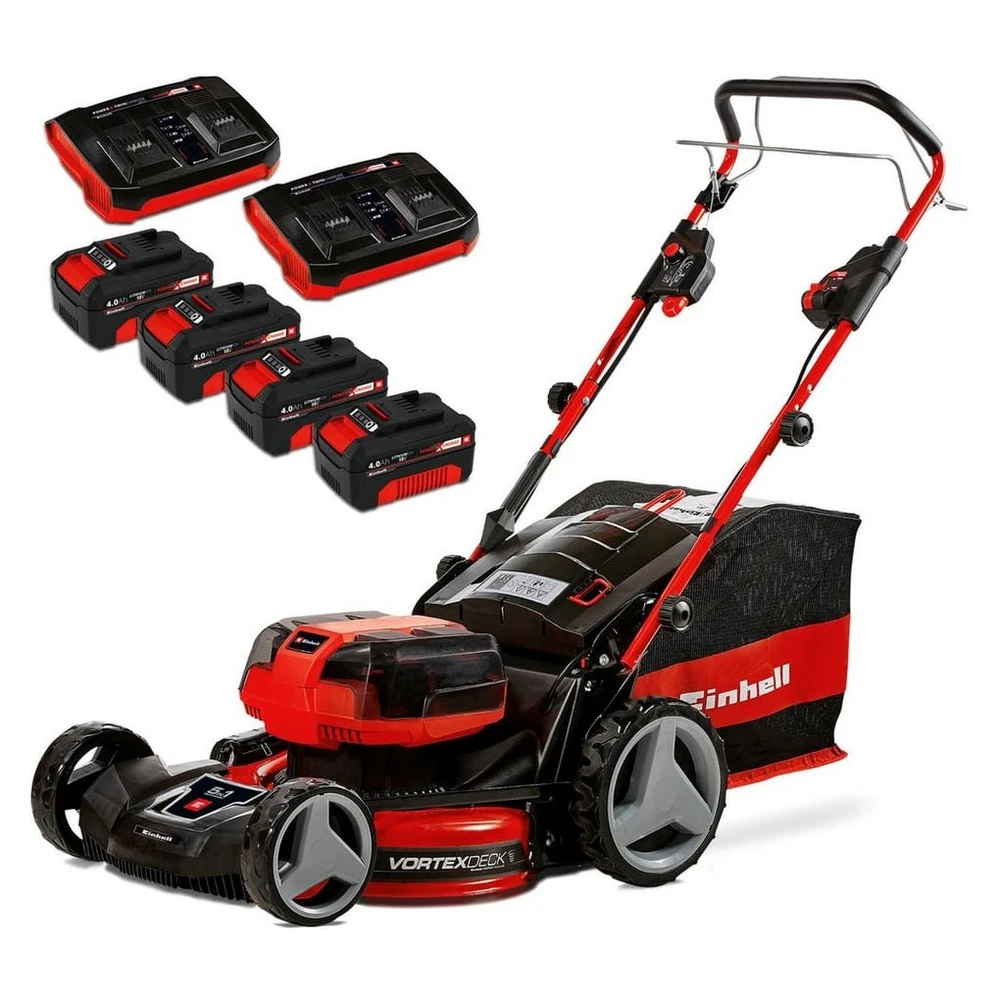 Einhell Akkurasenmäher GP-CM 36/47 S HW Li, 47 cm, 4 Akkus, Radantrieb