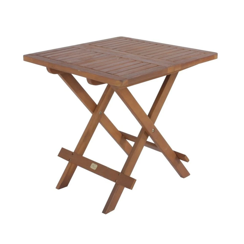 Spetebo Gartentisch Akazienholz, 50cm, geölt, klappbar
