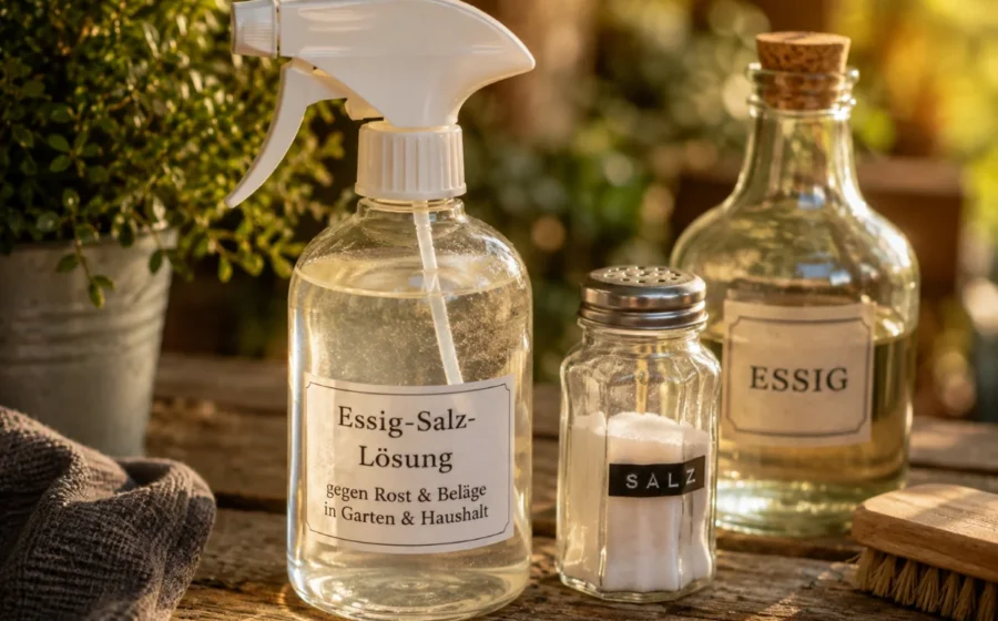 Essig-Salz-Lu00f6sung ansetzen